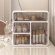Hao'e drawer-type cosmetics storage box desktop dressing table large capacity skin care products lipstick cabinet organizer box storage rack 33.5*23.5*32.5cm three-layer drawer storage box