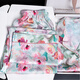 Da Vinci Mot de passe Pyjamas pour les femmes en été 2025 Nouveau ensemble de trois pièces minces d'été confortable à porter à l'extérieur et donnez à votre petite amie Luoshen Rose L