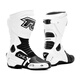 TR motorcycle riding boots anti-fall competitive racing shoes for men and women Tiger road rally track rider shoes for all seasons X-ONE white and black PRO 41
