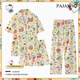 
Shiganu 2025 new summer women's pajamas three-piece set pudding dog short-sleeved home clothes large size cute couple outfit Spring Qixi Festival Yunduo Cotton-J9901# Paradise Puppy Three-piece Set M [Suggestion 75-100Jin [Jin equals 0.5 kg]]