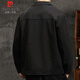 Pierre Cardin jacket men's spring, autumn and winter casual versatile handsome men's Korean style trendy work jacket gray green XL
