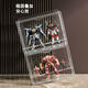 Shijanu new product acrylic storage display box blind box display cabinet transparent toy Lego shelf gundam model high transparency_display box_huge size_10 pieces (with partitions)