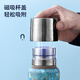 Qihu thermos cup pure titanium cup holiday gift for men and women large capacity high-end gift tea cup 450ml Haoyue Silver