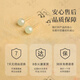 Zhen Shang Silver Chinese Gold Hetian Jade S925 Silver Earrings Girls Earrings Birthday Gifts for Girlfriends Wife Mom