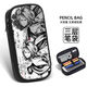 
Morning up Naruto peripheral stationery pencil case boy Naruto Sasuke Kakashi box elementary school junior high school student cool pencil case boy student pencil case ZQ16867.