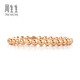 Chow Sang Sang 18K gold ring Daily Luxe rose gold round bead ring for women 85916R 08 rings