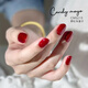 CandyMoyo healthy 0-toxic water-based nail polish no-bake manicure long-lasting whitening non-tearable CMS215 wild red cherry