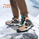 Anta children's cotton shoes for boys in autumn and winter new products plus velvet warm leather mesh breathable high-top outdoor snow boots. Store manager recommends black-2 30. The inner length of the shoe is 18.5cm and the foot length is about 18.5cm.
