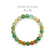 Chow Tai Fook colorful gradient chalcedony bracelet as a birthday gift EOV73 EOV73