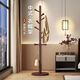 SGMW solid wood clothes hanger floor-standing bedroom coat rack living room clothes rack floor-standing clothes hanger home vertical bag rack