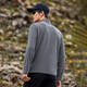 Pathfinder outdoor fleece jacket men's sports mountaineering top pullover casual stand-up collar bottoming shirt half-cardigan sports warm top