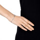 Chow Sang Sang (CHOW SANG SANG) platinum bracelet Pt950 Hua Tsai platinum bracelet for women 49733B 17 cm