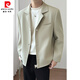 
Pierre cardin men's suit jacket draped and upright anti-wrinkle business formal wear 2025 new casual suit jacket men's high quality light green XL