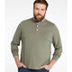 L.L.Bean Men's T-shirt Long Sleeve 25th Autumn New Henley Shirt Fabric Classic Pure Cotton Solid Color Dad Clothes Black Slate Black S Suitable for Net Bust 97-105CM