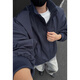 
Fumile American bomber bomber jacket men's spring and autumn loose trendy silhouette high-end street handsome jacket brown XL