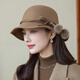 Xiangxue Yuxiu (xiangxueyuxiu) autumn and winter hat women's new French hat women's fashion versatile wool lady hat women's Japanese fisherman hat women's winter beige