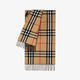 BURBERRY Gifts Scarves for Men and Women Reversible Equestrian Knight Logo Cashmere Scarf Collection Beige