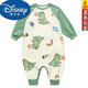 Disney (Disney) children's one-piece pajamas spring and autumn new long-sleeved baby dinosaur cartoon anti-reptile suit boys home clothes rainbow fire-breathing dragon one-piece suit 100cm