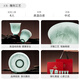 Jingdezhen Ceramic Yingqing Tea Set Household Relief Kung Fu Tea Cover Bowl Chinese Color Fairy Cup Complete Set of High-end Gifts High-end Hot Sale Yuanshan Tea Set-Yingqing 6 Heads