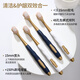 UKS soft-bristled wide-head adult family toothbrush cleaning soft fine soft-bristled men and women special 6 pieces
