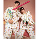 Gongdie Heat Storage Type Crayon Shin-chan Couple Pajamas Women's Autumn and Winter Air Laminated Cotton Men's Home Clothing Set
