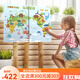 Aufklärung der anderen Kinder früh Bildung Aussprache Audio Bild von 0-3 Jahren Pinyin Wandaufkleber Knowledge Card Toys