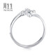 Chow Sang Sang Pt950 platinum flower ring platinum open ring for women 70644R price 2.67 grams (including labor cost 360 yuan)