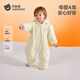 Betis baby clothes, winter newborn quilted jumpsuit, thickened and warm, baby outing cotton clothes, winter clothes, goose yellow 73cm
