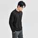 Zo Danuhongli Shirt Male Pure Cotton Pure Bottom Shirts Sven Hengli leads long -sleeved T -shirts 13024615