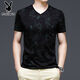 
Playboy (PLAYBOY) Playboy Short-sleeved T-shirt for Men's V-neck Ice-Merky Cotton Sweatshirt Half-sleeved Thin Printed T-shirt Men's Fashion 13807# Blue Short-sleeved T-shirt M