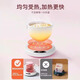 Skingcond smart constant temperature heating coaster adjustable temperature household hot milk artifact usb charging insulation coaster dormitory office water cup 75 degree base automatic fast heating low consumption Xiaomi white constant temperature heating intelligent digital display 3-speed temperature adjustment USB charging 2L