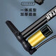 Bicycle pump high pressure car electric car basketball pump with air pressure gauge Honor A5 black gold
