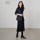 Late White New Product 2025 Autumn Solid Color Fashion Top Lapel Temperament Versatile Commuting Suit Jacket Women Denim Blue XL