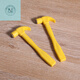 LNGA LANDGRE claw hammer plastic hammer yellow plastic hammer mini toy small hammer plastic handle small hammer children DIY Korean style yellow small hammer 1 pack