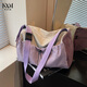 Kaximu sports fitness bag women's swimming bag lightweight large-capacity travel bag dry and wet separation short-distance business trip storage luggage bag purple high-quality version