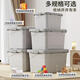Yusenyi Plastic Storage Box with Lid Household Clothing Storage Box Car Trunk Toy Storage Box Recommended Small Size Storage [Satisfied with Whole House Storage] [Bottom Pulloff Model] 13562*45*34cm