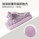 Daddy Pig Children's Cotton Slippers Girls Home Indoor Warm Anti-Slip Soft Sole Sanrio Cartoon Middle Child Furry Slippers Powder 21