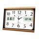 The Story of Time Home Table Clock Perpetual Calendar Table Clock Living Room Simple Modern Wall Clock Desktop Clock Silent Stand Hanging Dual-Purpose 62072B - Dual Liquid Model - Phnom Penh White Surface - Luminous Model 29*21cm