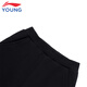 Li Ning children's clothing children's sports pants for boys and girls plus velvet lock warm cotton feel soft leggings sweatpants 170YKLV465-1