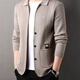 Mengtejiao Strick-Pullover-Strickjacke für Herren-Strickjacke Herbst und Winter neuer Herrenjacke Top Trend Black M 165 Vorschläge (90-110jin [Jin gleich 0,5 kg])