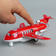 Keshe 25 children's sound and light airplane toys alloy small passenger plane pull echo light model boy baby anti-fall metal man 261 alloy sound and light passenger plane blue