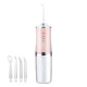 Xiaomi Lang Teeth Cleaner Ultrasonic Teeth Cleaner Irrigator Portable Home Electric Teeth Scrubber Water Floss Orthodontic Special Cleaning and Rinse Teeth for Children Pink 800 mAh Built-in Battery