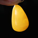 WANJUN collects fine natural beeswax chicken fat yellow water drop heart-shaped pendant safe and sound beeswax necklace pendant