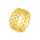 Mankalong Gold Ring Gold Ring Pure Gold Ring 5G Craftsmanship Gold Jewelry Priced Premium Gift for Girlfriend 13# 5.53g