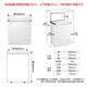 Haier 142 liter low frost small freezer household commercial refrigerator freezer dual-use freezer OCC small refrigerator small freezer BC/BD-142GHW9D national subsidy