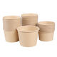 Paper bowls disposable whole box wholesale 500 disposable paper bowl lunch boxes thickened packaging boxes take-out lunch boxes picnic 750 type/natural color paper bowls 300 bowls full box more cost-effective