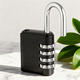 AUBURN large password lock padlock indoor and outdoor door lock password padlock warehouse door lock metal lock 304A black