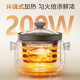 Midea electric stew pot, electric casserole, ceramic soup pot, purple pottery stew pot, bird's nest stew pot, porridge pot, electric cooking pot, baby food supplement pot, 2L hot water quick stew MD-DGE2056