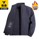 Yalu Autumn and Winter Men's Cotton Clothes Men's Warm Jackets Plus Velvet Thickened Dad Clothes Loose Jackets Casual Middle-aged and Elderly Tops Dark Gray Velvet XL Recommended 110-125 Jin Jin equals 0.5 kg