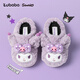 Daddy Pig Children's Cotton Slippers Girls Home Indoor Warm Anti-Slip Soft Sole Sanrio Cartoon Middle Child Furry Slippers Powder 21